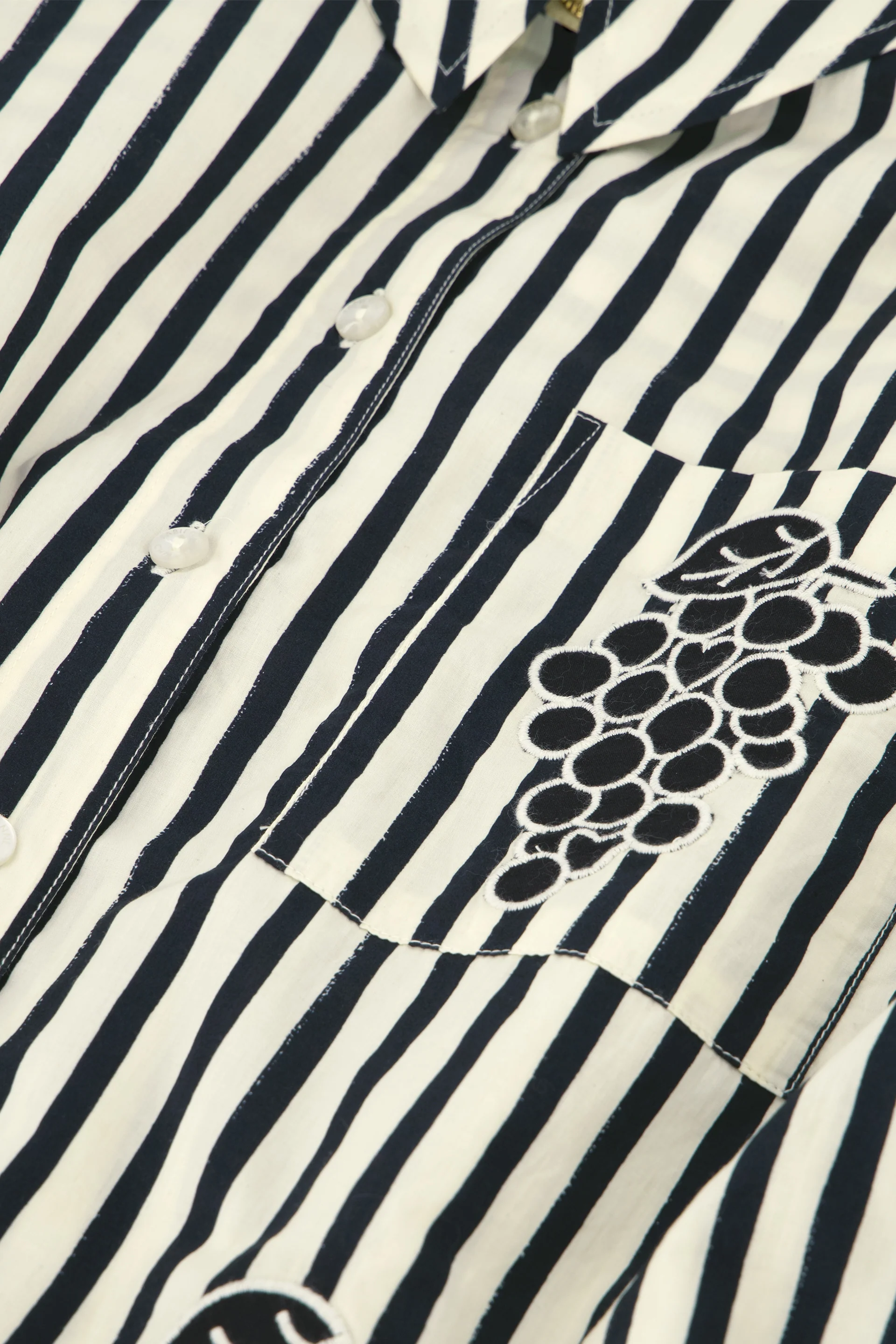 Alex Blouse | Cosy White/Black - Image 5