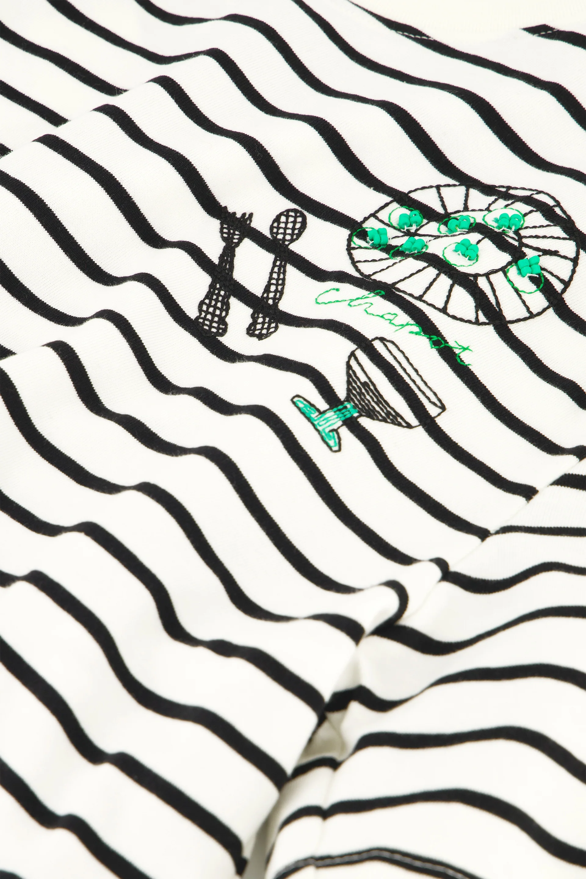 Benja T-Shirt | Cosy White/Black - Image 5