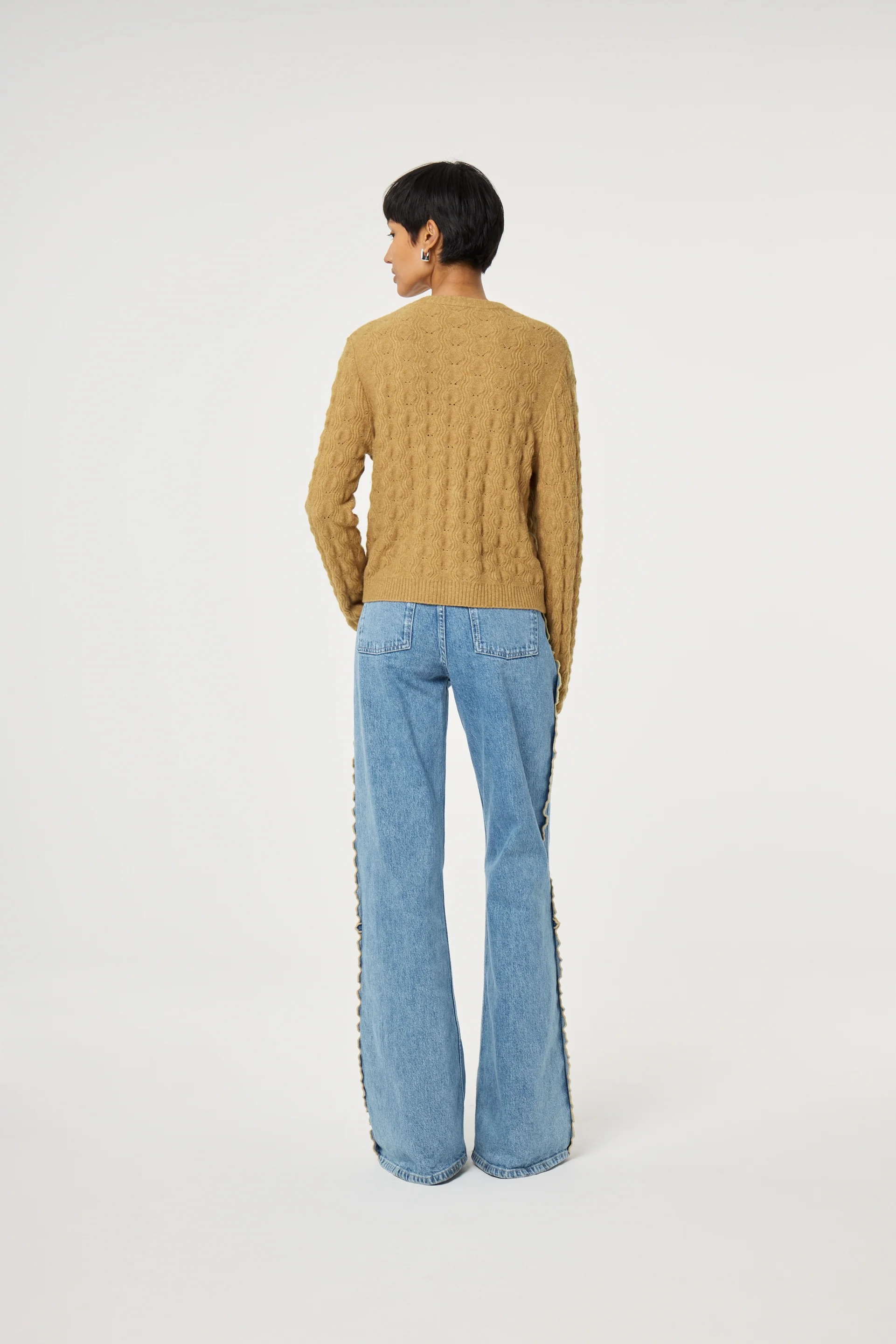 Chelsea Cardigan | Quick Sand Melange - Image 3