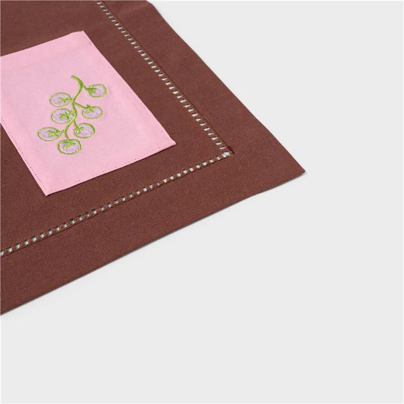 FC X Kulu Club Pocket Placemats | Brown/Pink - Image 4