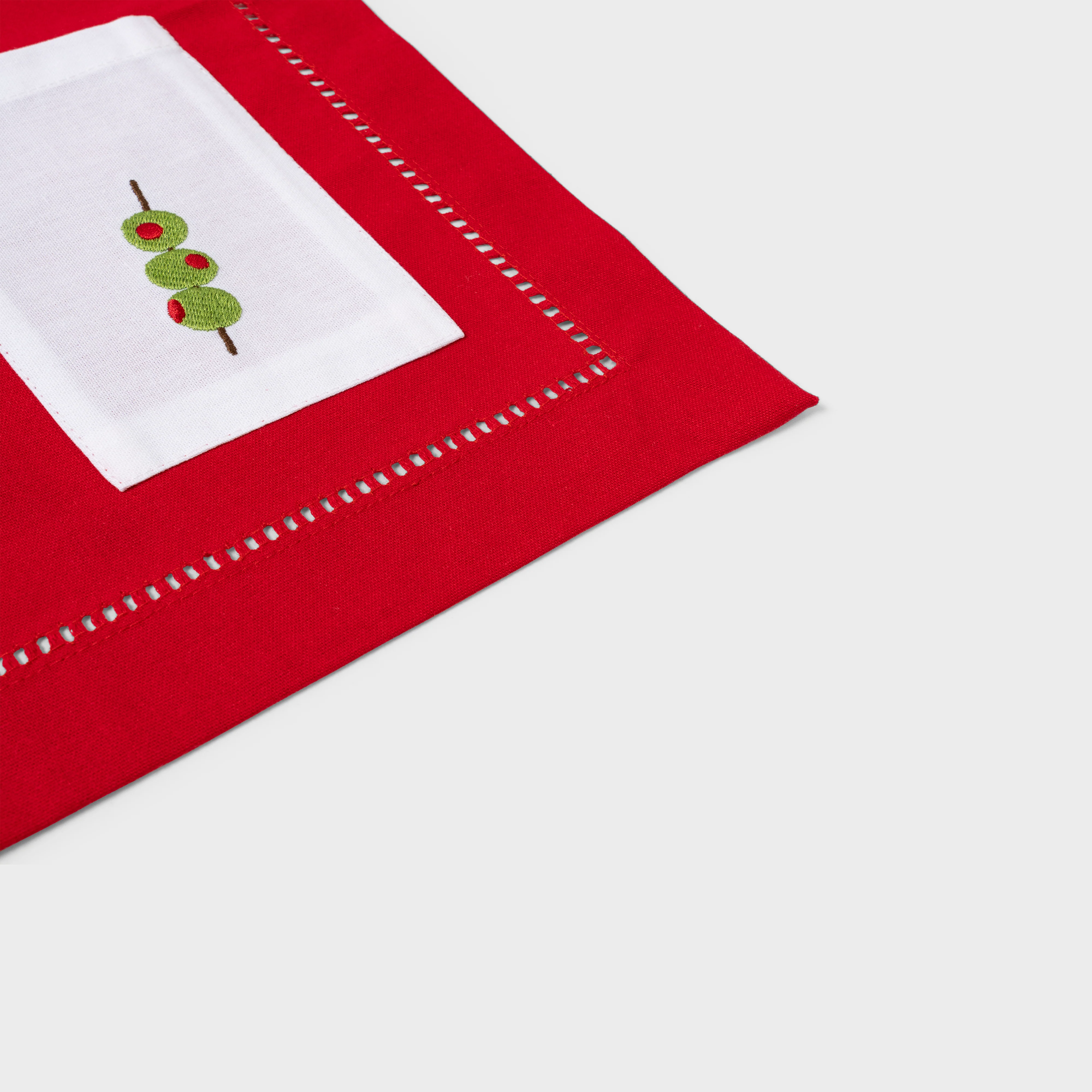 FC X Kulu Club Pocket Placemats | Red/White - Image 3
