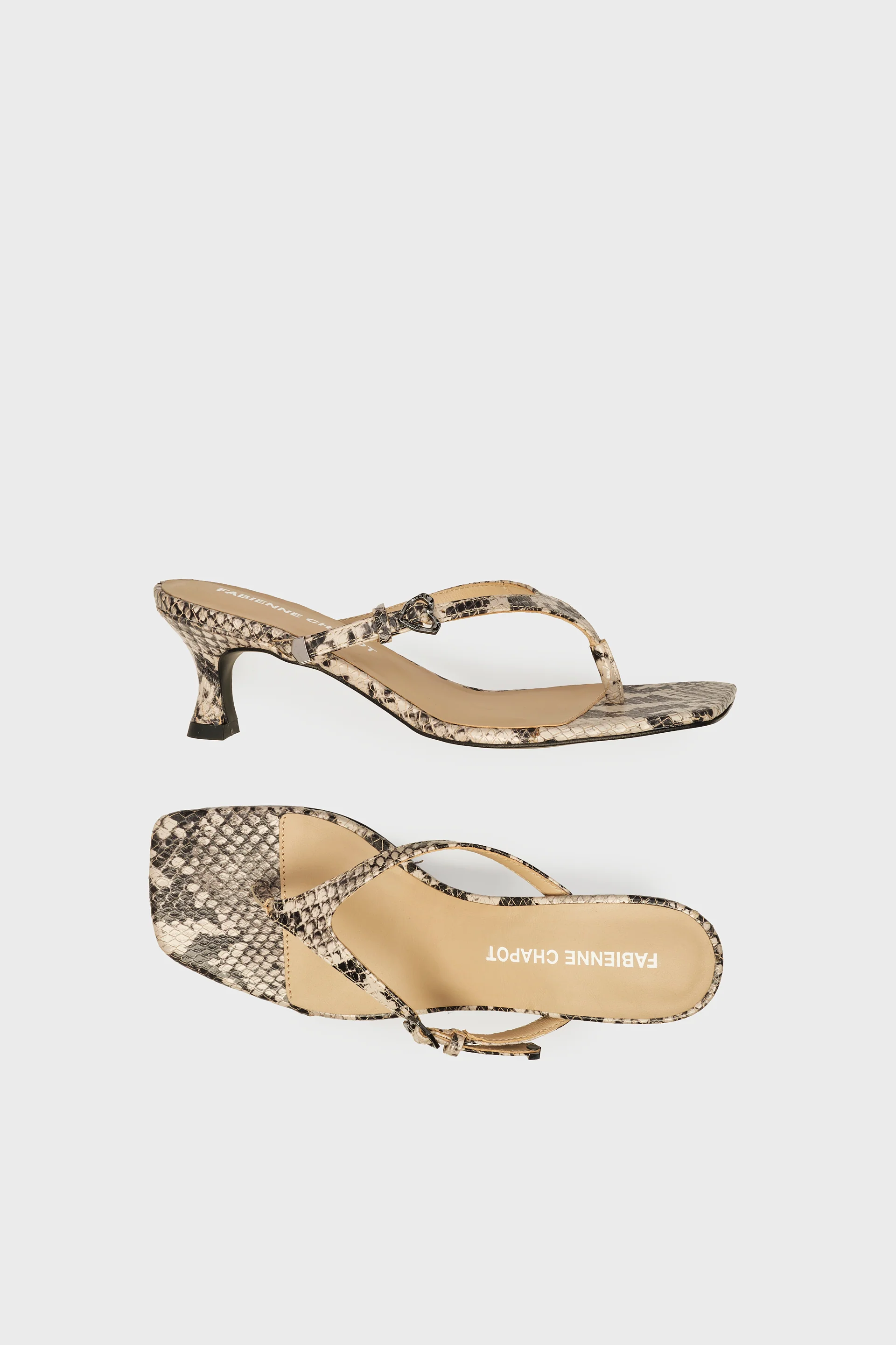 Fifi Flipflop Heels | Beige - Image 3