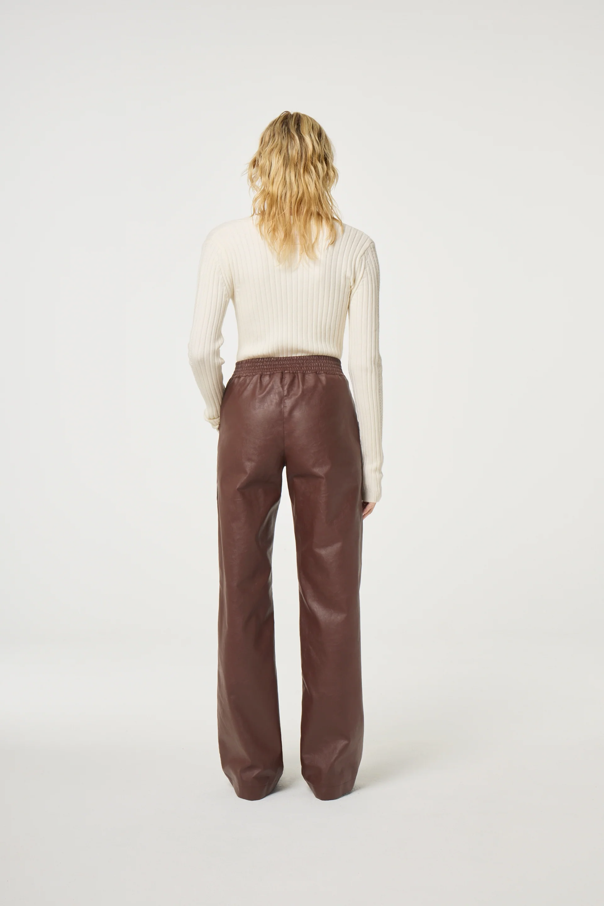 Frea Trouser | Mocha Brown - Image 3