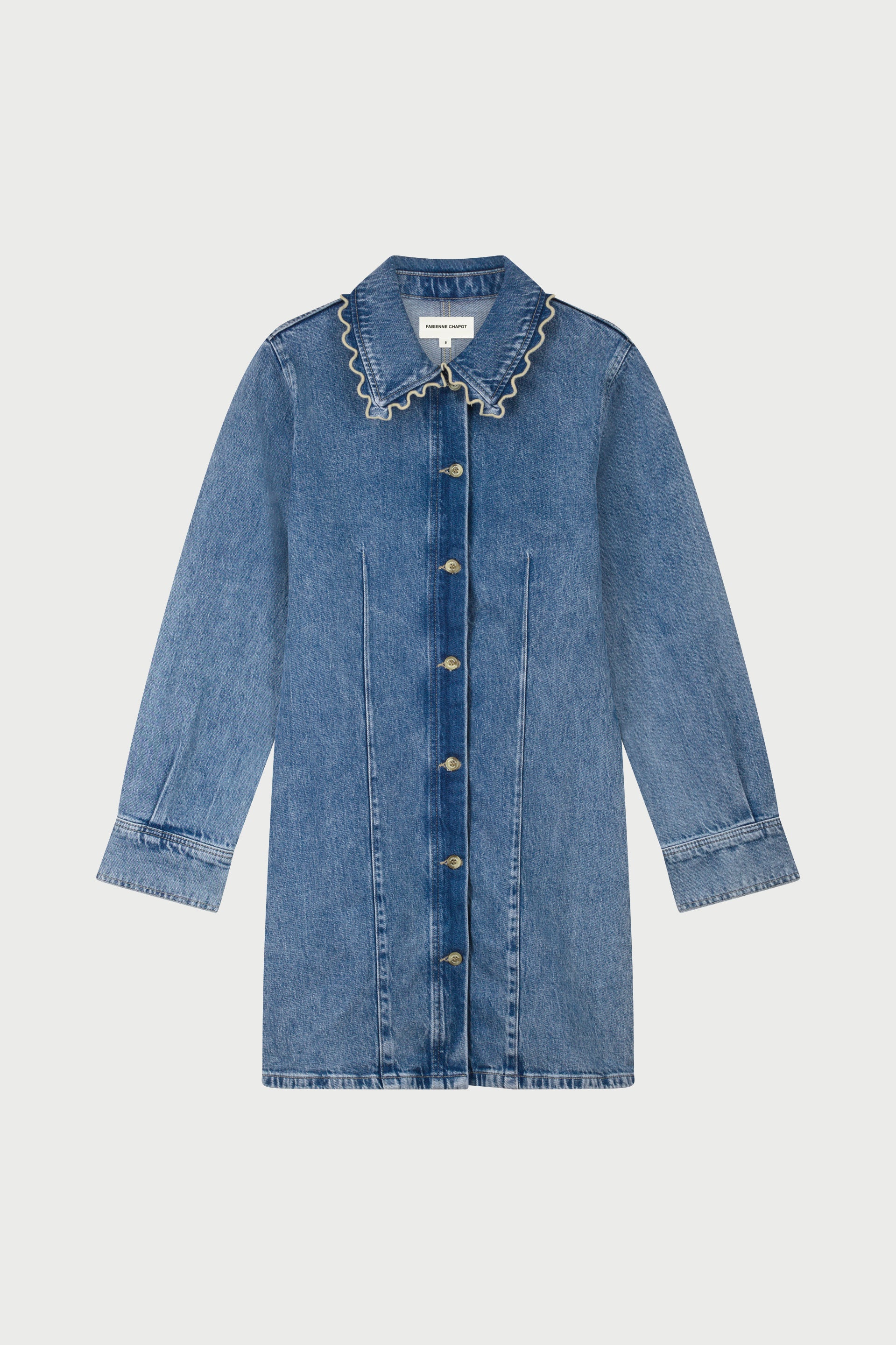 Ina Dress | Mid Blue - Image 4