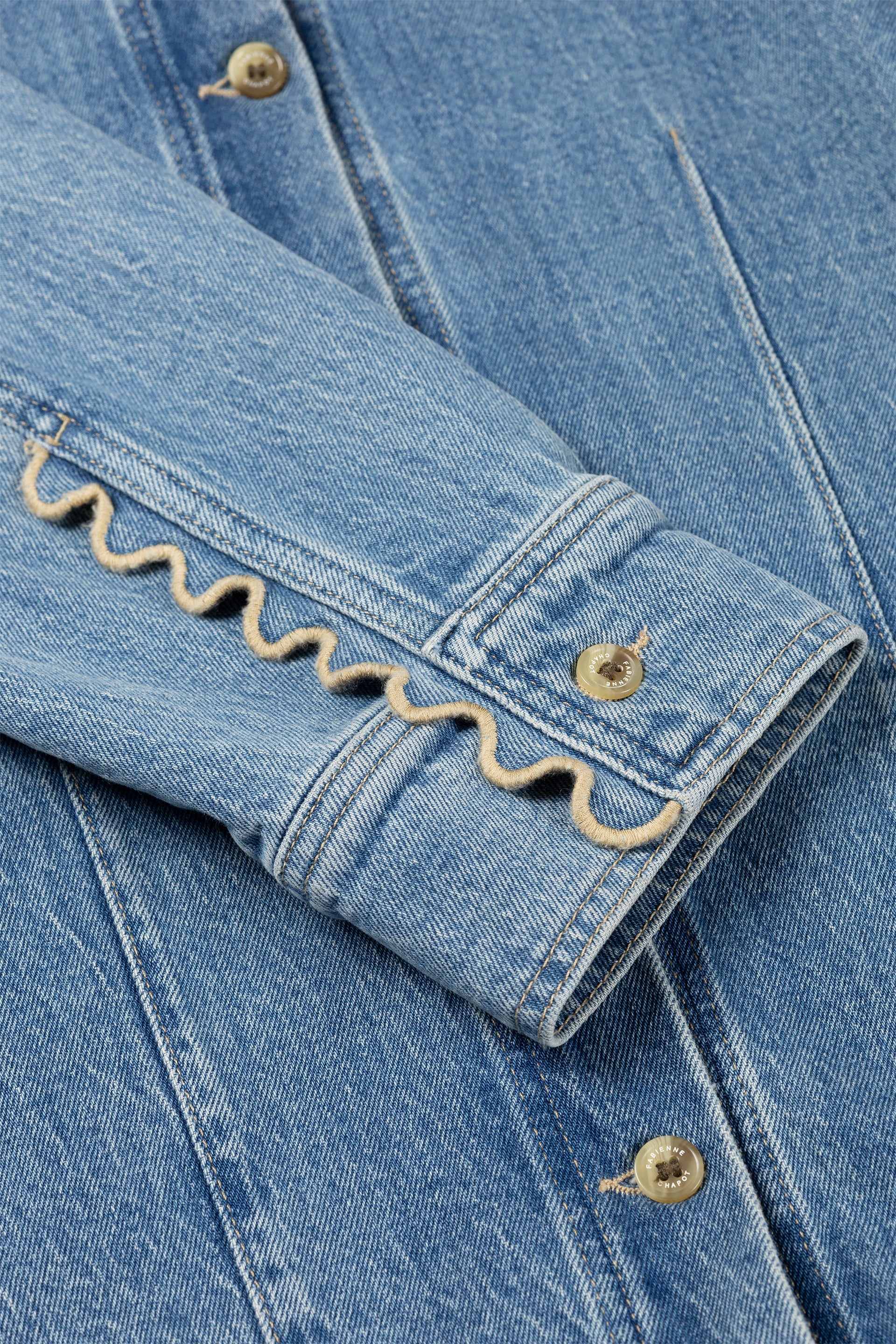 Inda Blouse | Mid Blue - Image 5