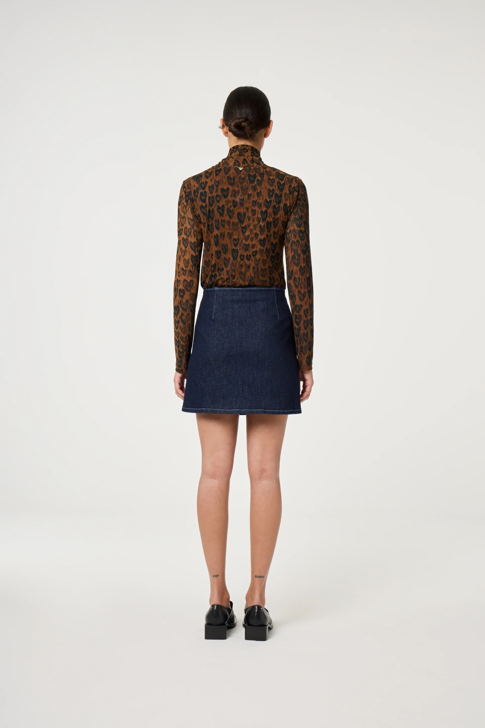 Jane Top | Burnt Sugar/Black - Image 3