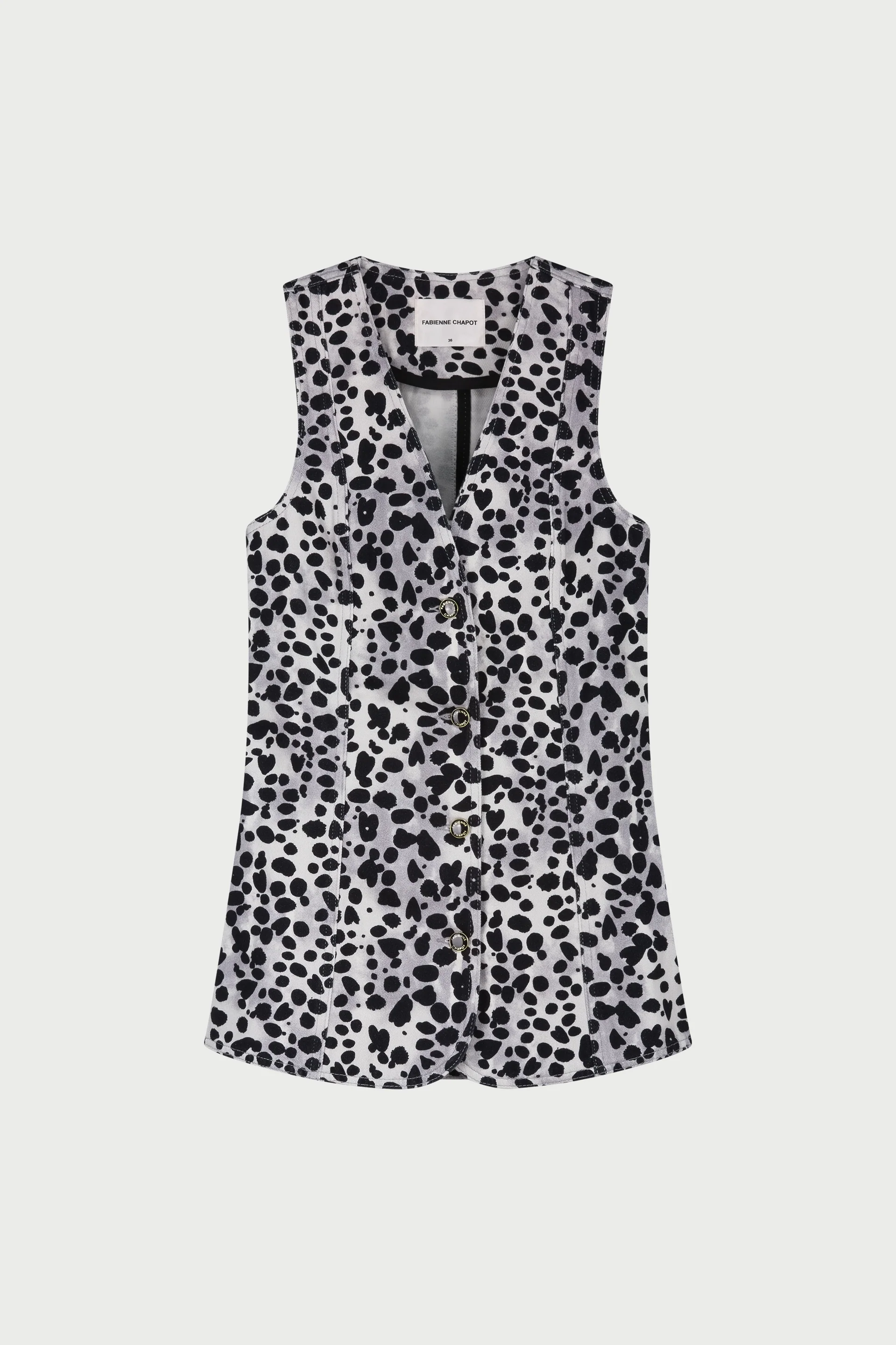 Lilet Gilet | Cosy White/Black - Image 4