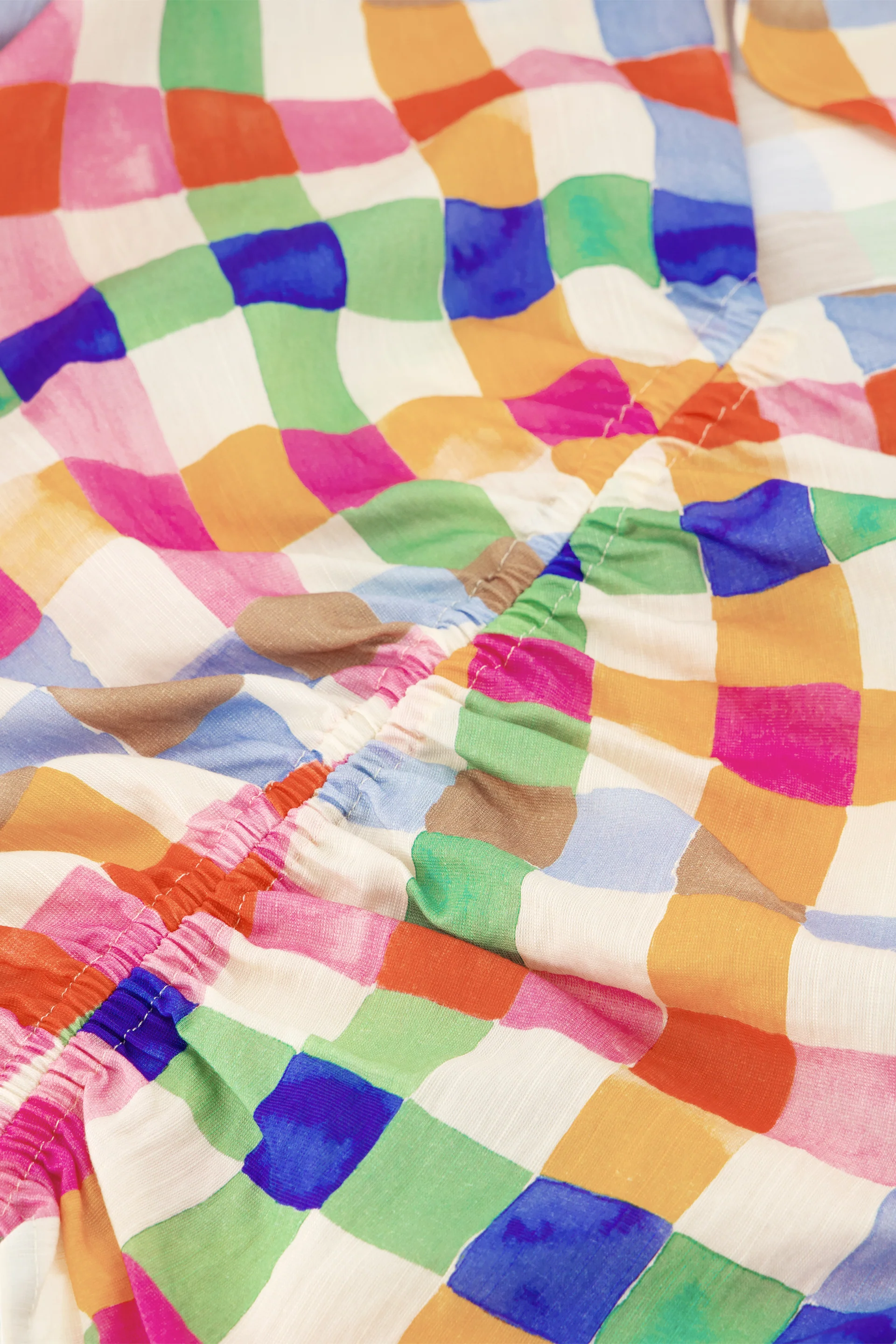 Madeleine Top | Cosy White/Solar Orange - Image 6