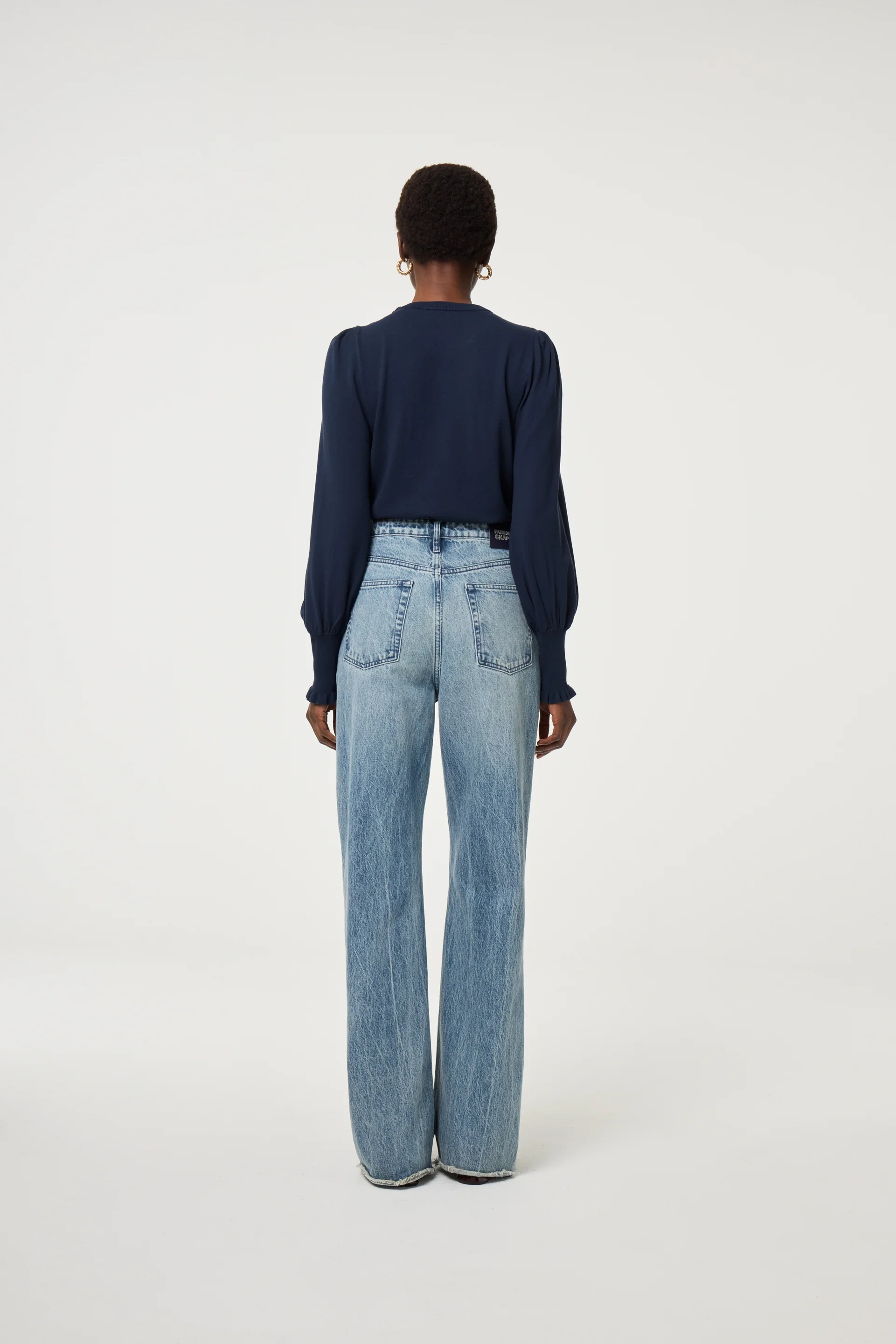 Molly Balloon Pullover | After Midnight Blue - Image 3