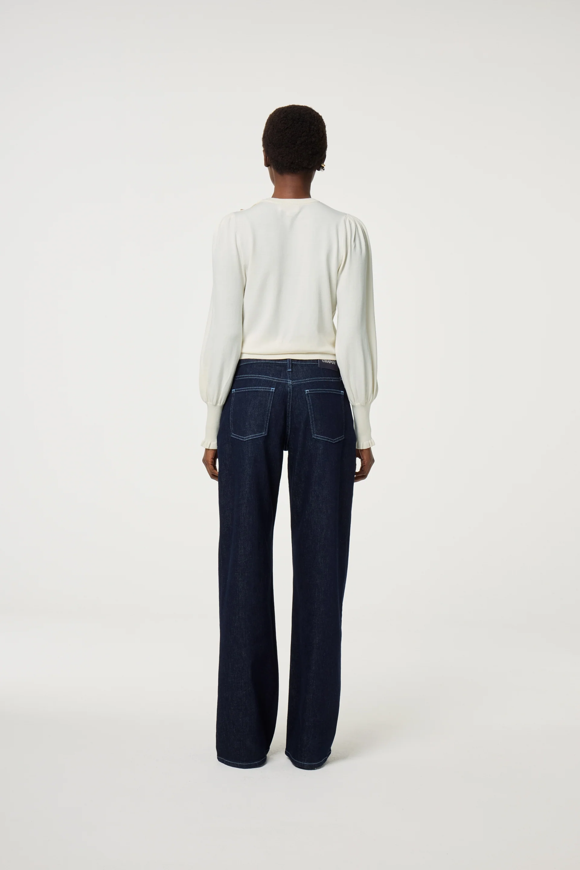 Molly Balloon Pullover | Cosy White - Image 3