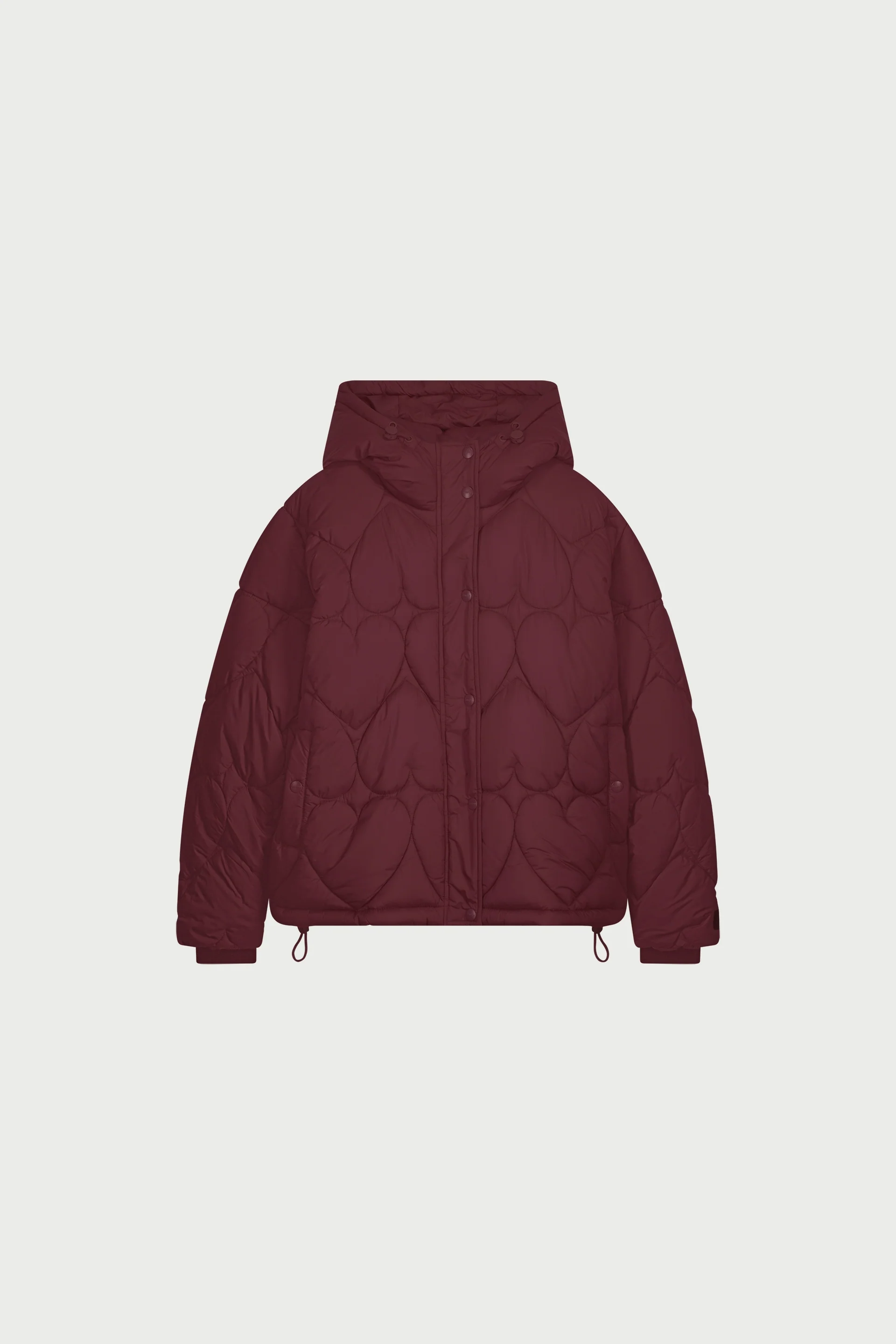 Prisca Puffer | Deep Burgundy - Image 5