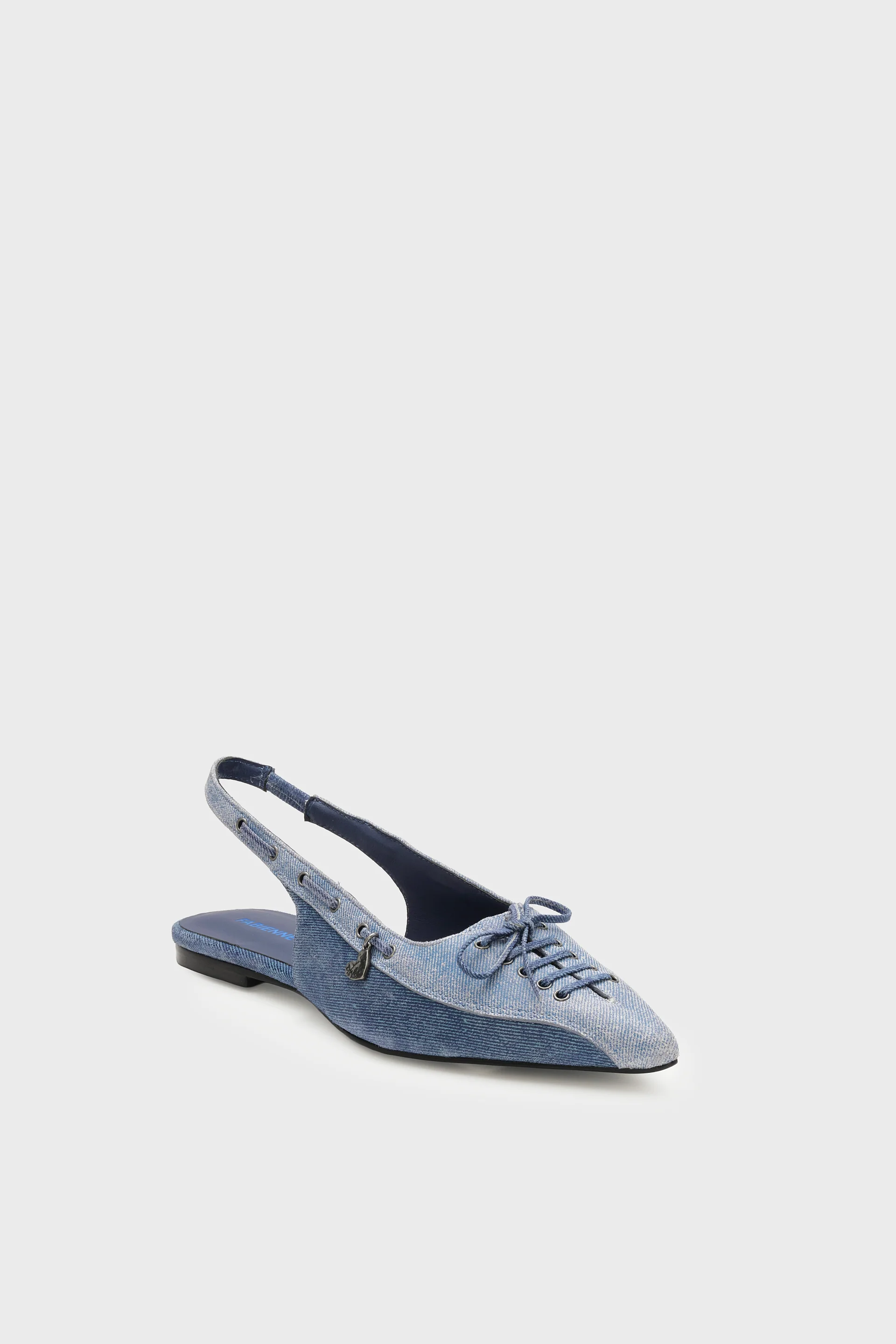 Sailor Slingback Flat | Denim - Image 3