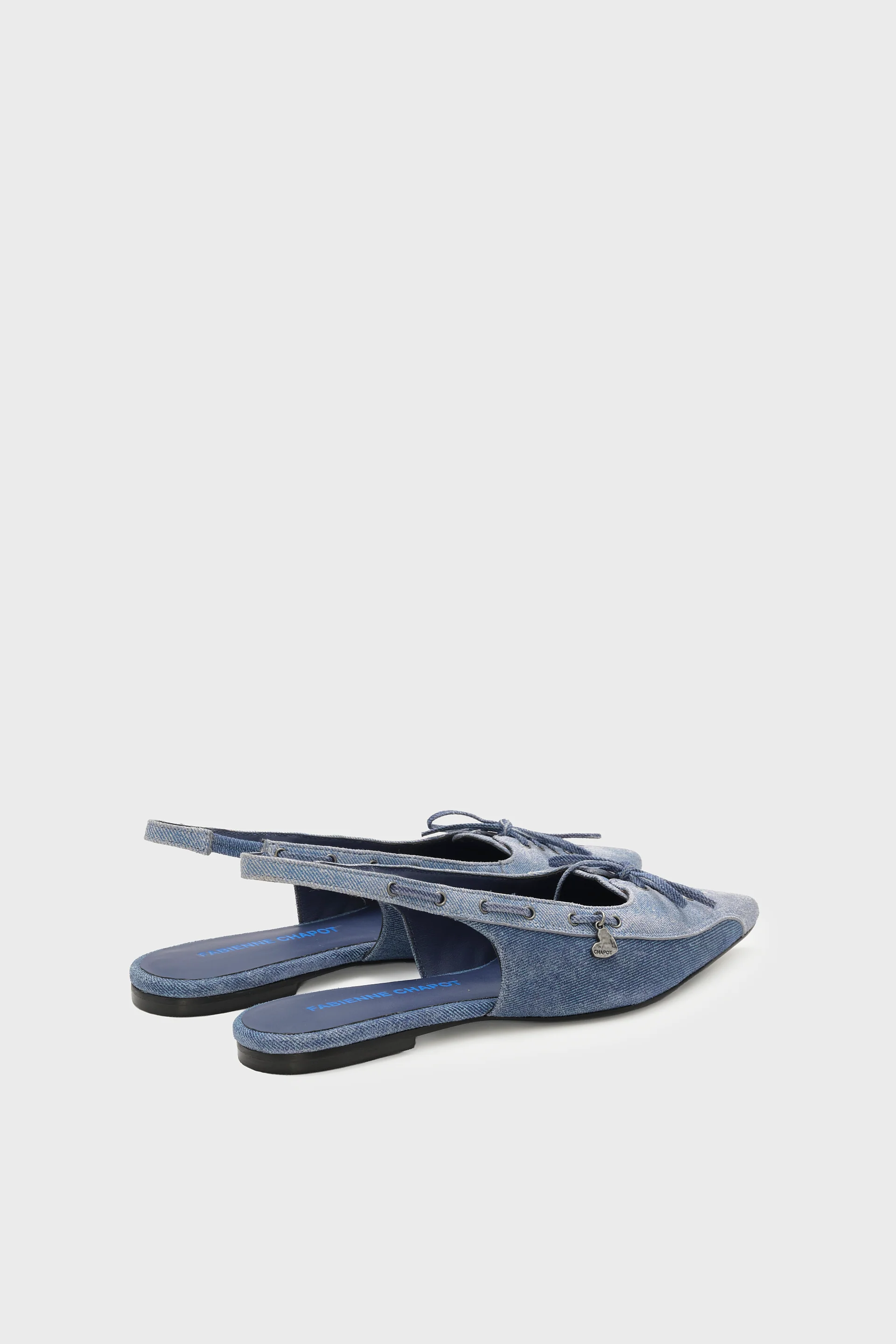 Sailor Slingback Flat | Denim - Image 4
