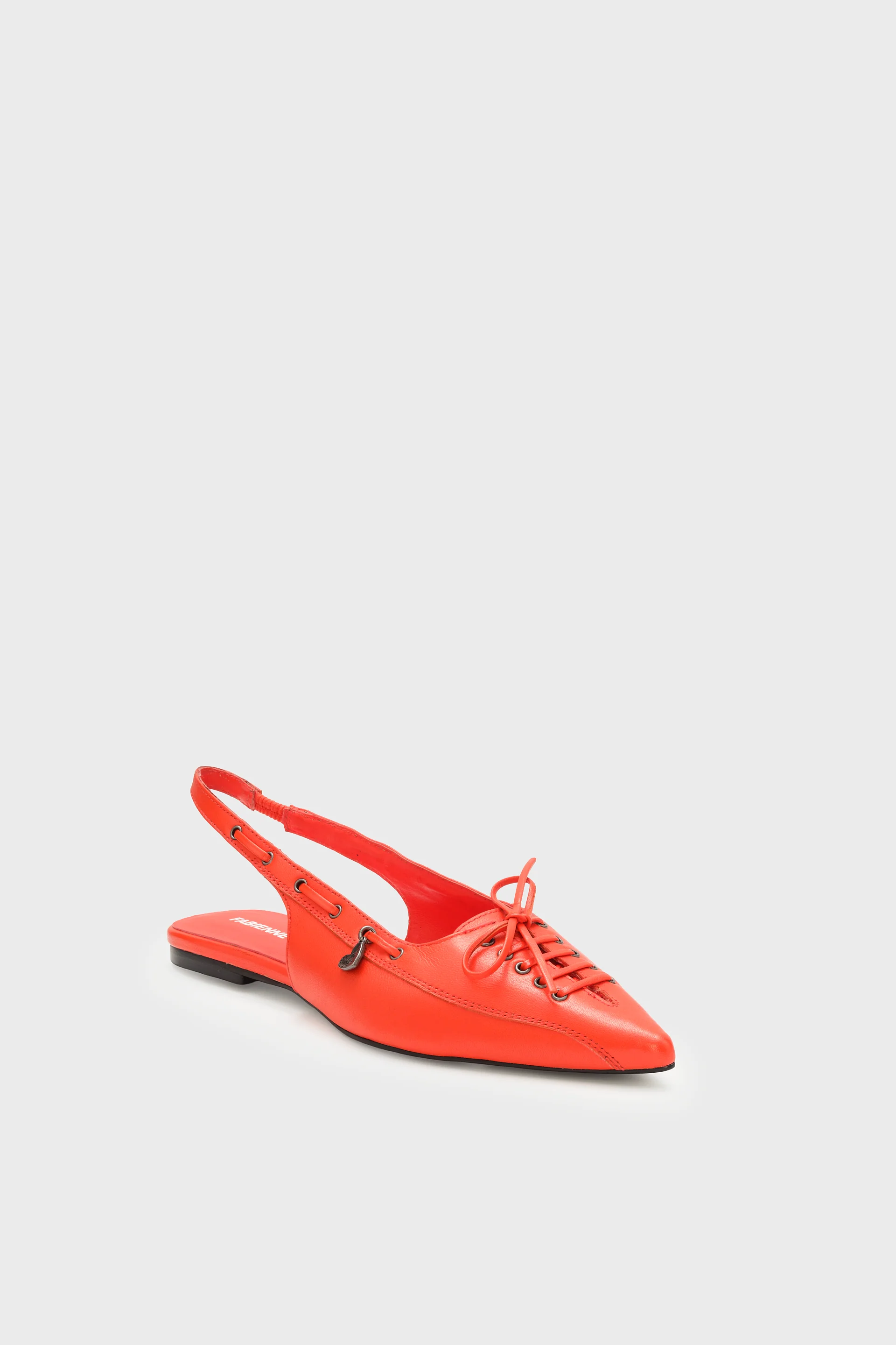 Sailor Slingback Flat | Tangerine Tango - Image 3