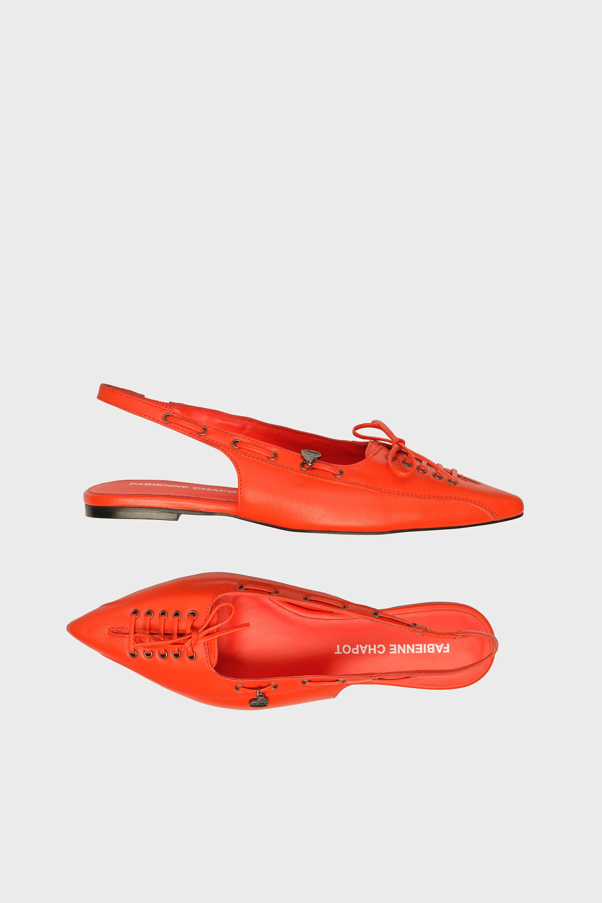 Sailor Slingback Flat | Tangerine Tango - Image 5