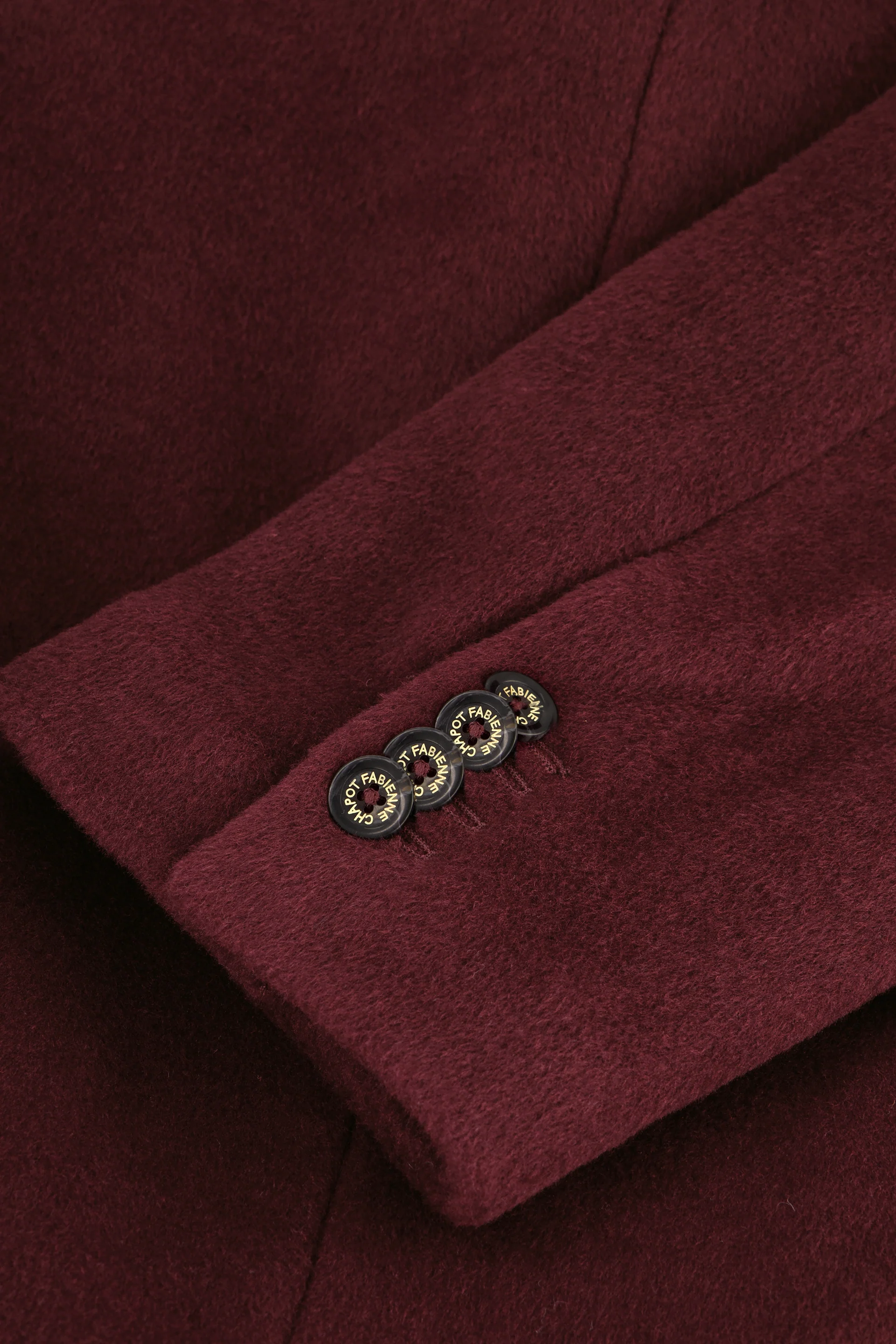 Sophia Coat | Deep Burgundy - Image 6