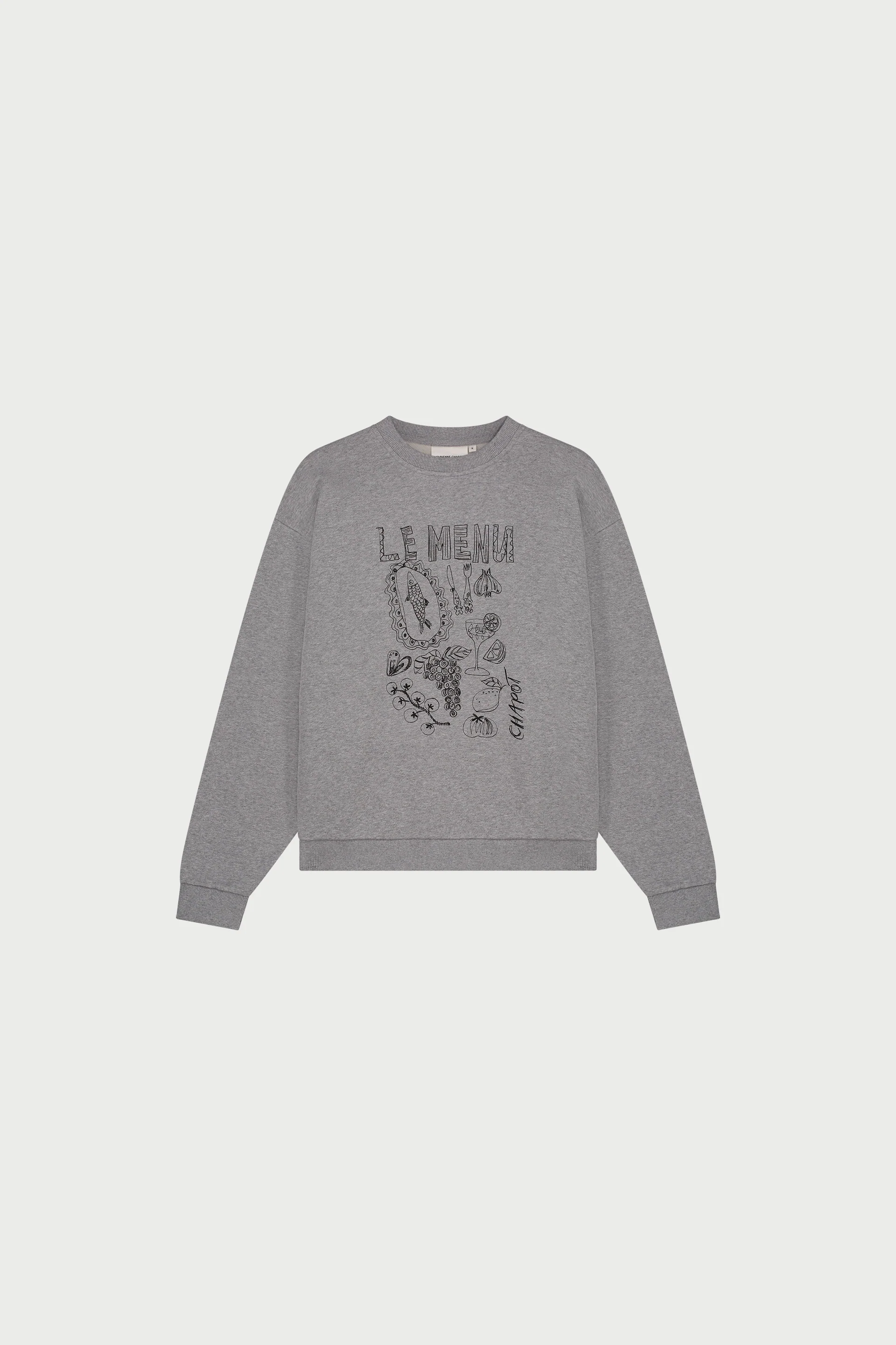 Terry Chateau Sweater | Grey Melange - Image 4