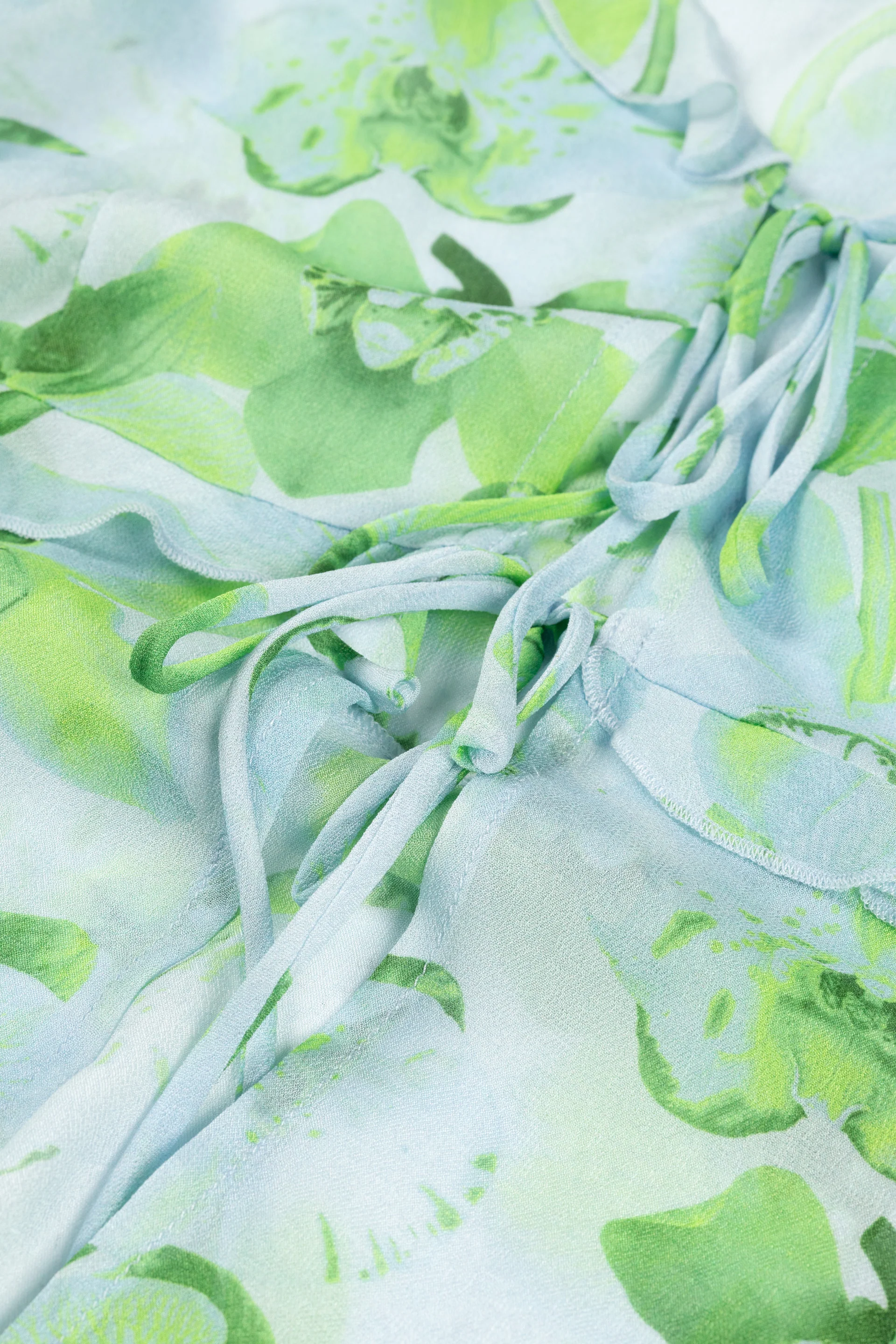 Tinie Blouse | Light Blue/Green - Image 5